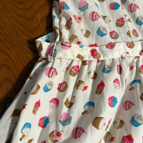 Lindy Bop Matilda Cupcake Print Fit & Flare Dress 18 Retro Inspired Rockabilly - Picture 15 of 16